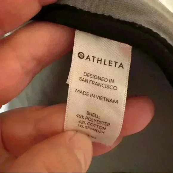 Athleta Women's Hoodie Small Modern Life Full Zip Grey Athletic Running Gym - Picture 5 of 13